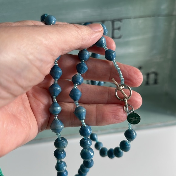 Bead for Life Blue Necklace - Picture 2 of 8